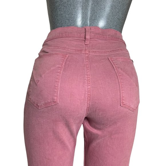 Hudson Krista Super Skinny Womens Jeans Tag 32 Dark Pink Mid-Rise W32xL29 Denim - Picture 5 of 11